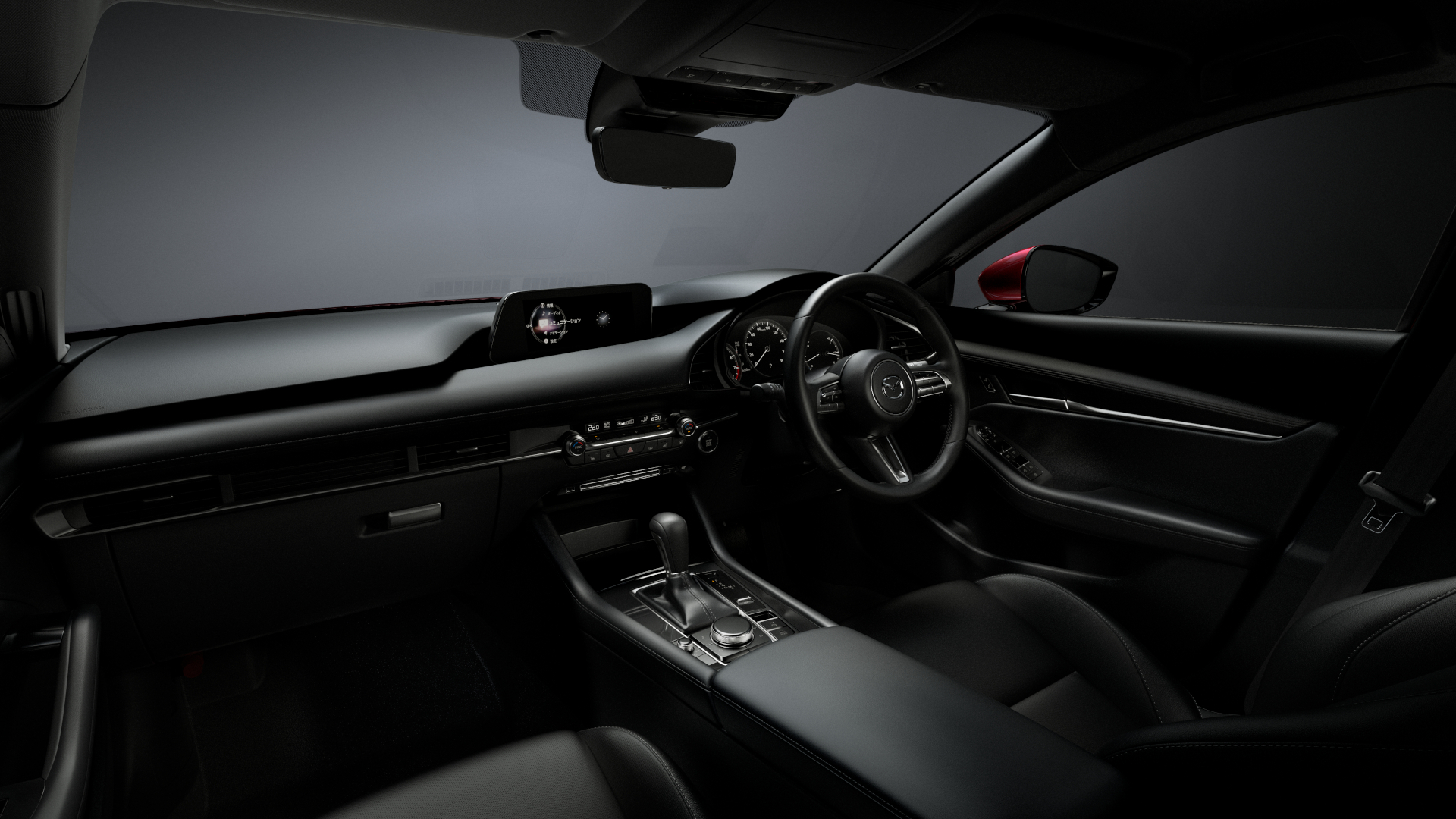 Black Leather 360 Interior No Light