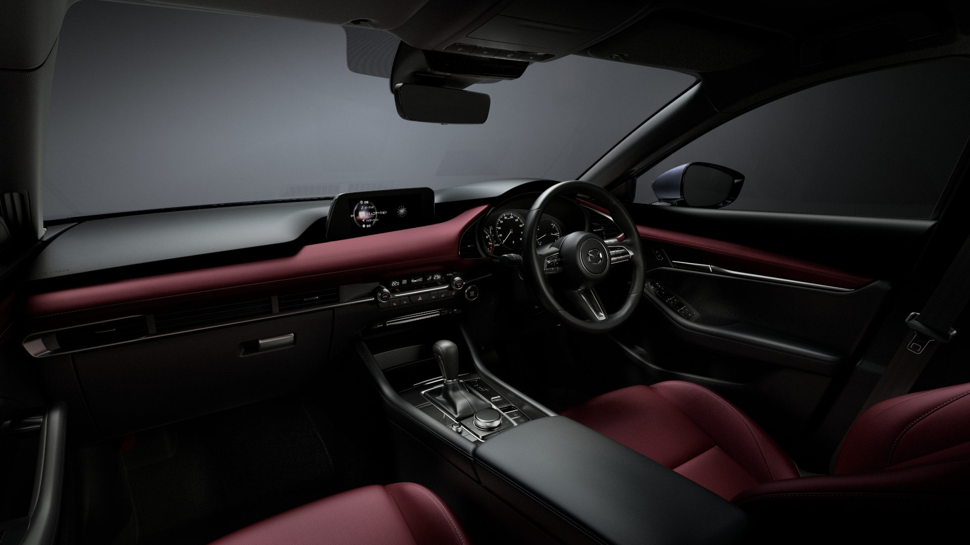 Red Leather 360 Interior No Light