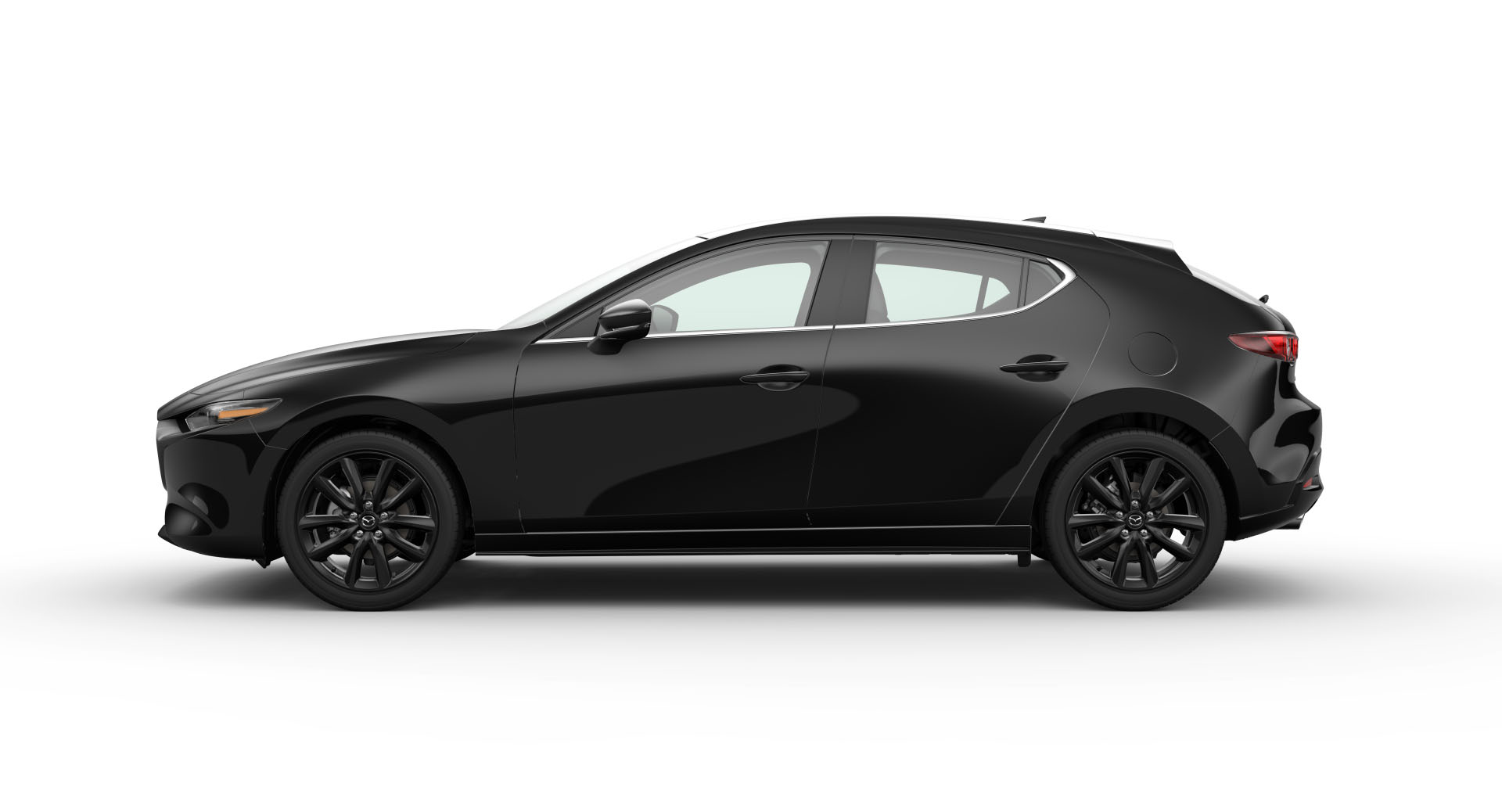 Mazda a6 черный сбоку