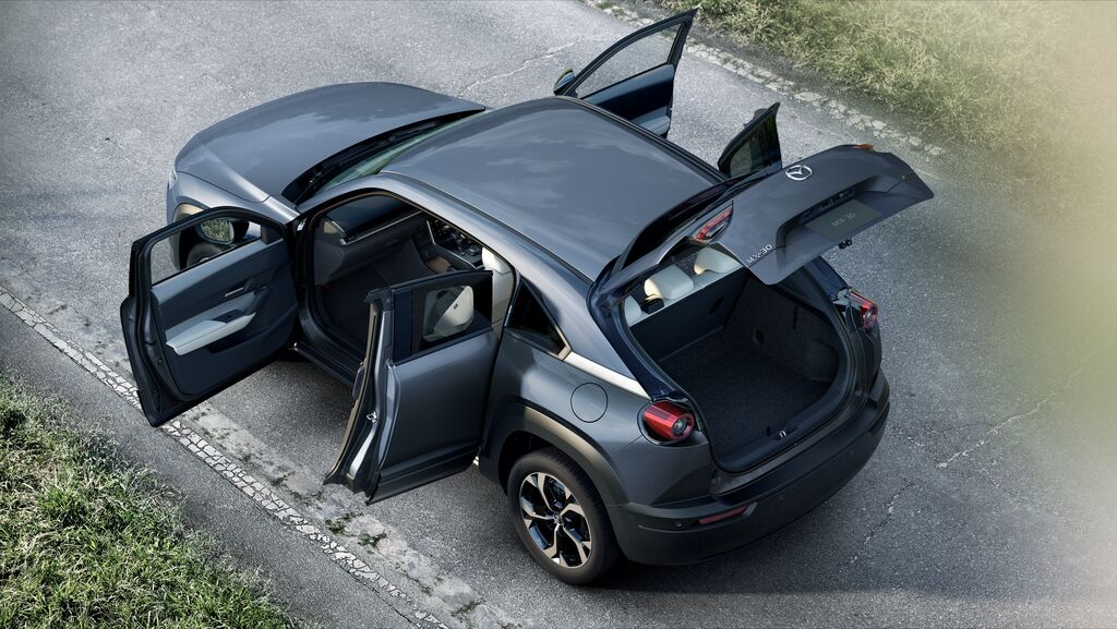 Medium 2024 MX 30 24CY JPN RHD BRD C011 ICE EXT Top Door Opening Polymetalgray